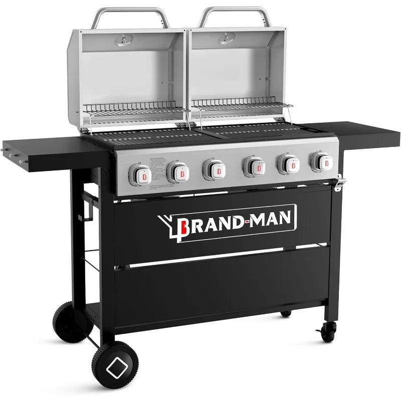6 Burner Propane Gas BBQ Grill