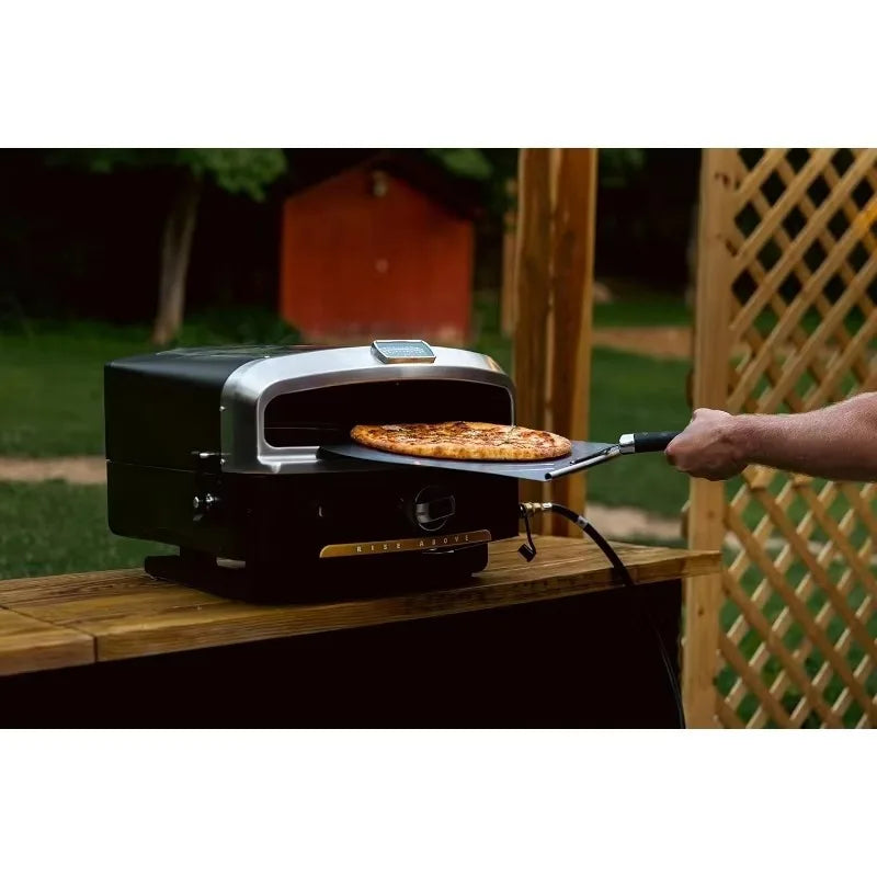 16" Outdoor Pizza Oven with Rotating Stone