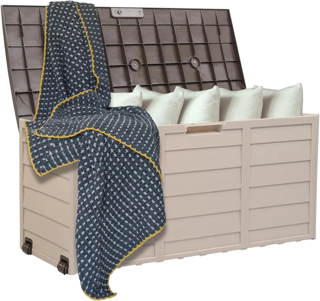 75 Gallon Lockable Patio Deck Storage Box