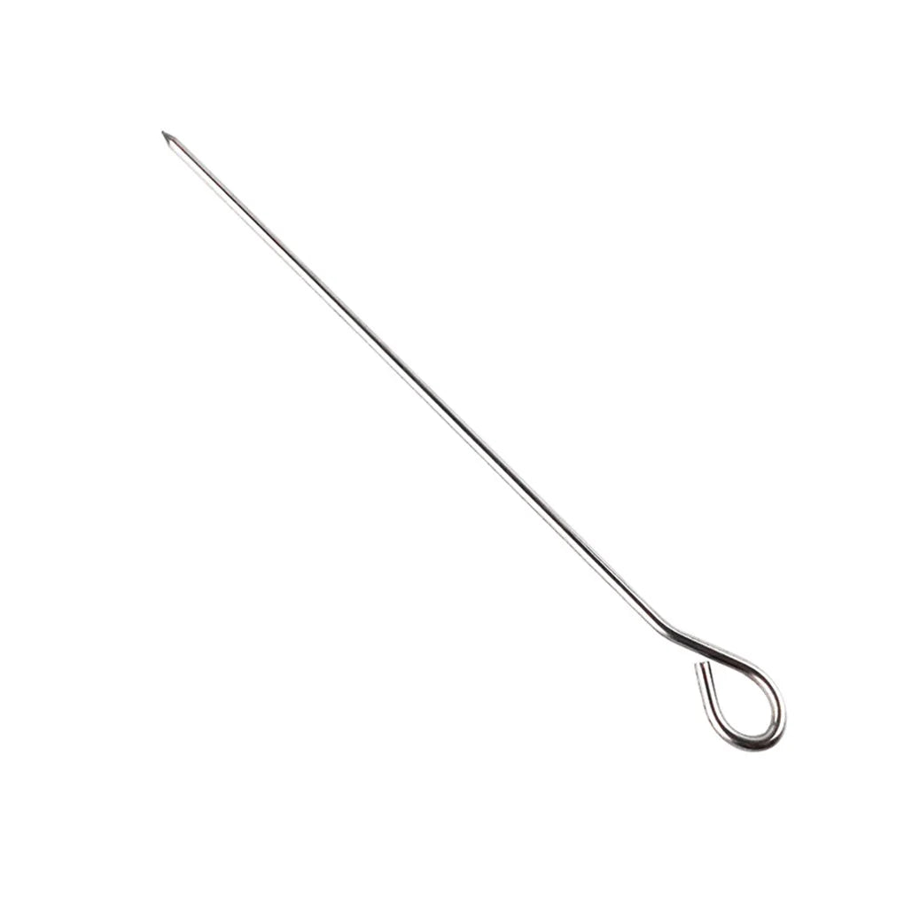 30 Pieces Barbeque Duck Pork Beef Skewer Portable Vegetable Grilling Roll Needles Cooking Tool Kitchen Supplies 2.5x35cm