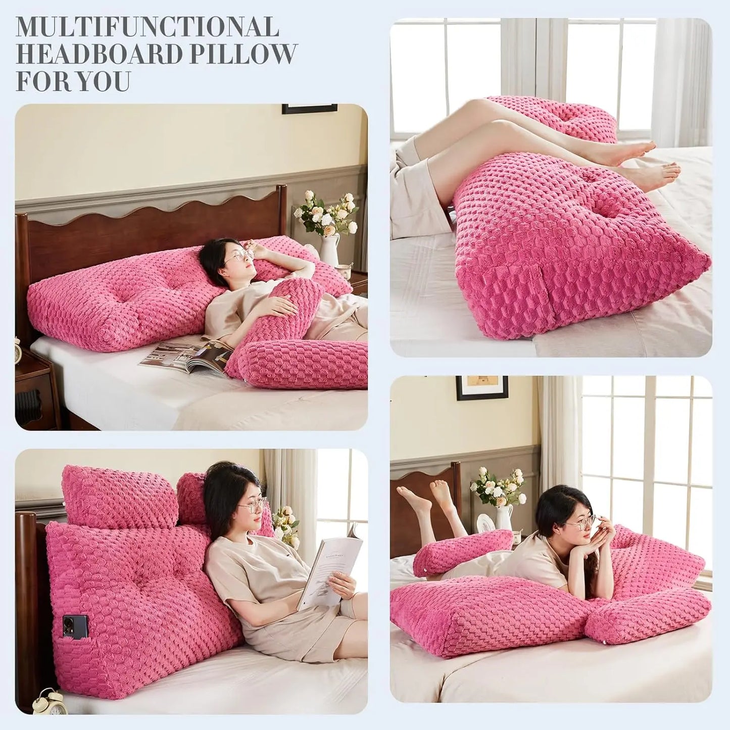 Wedge Headboard Pillow