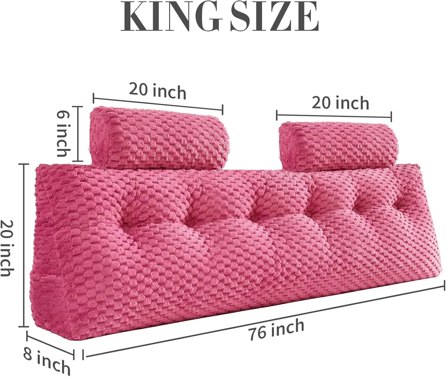 Wedge Headboard Pillow