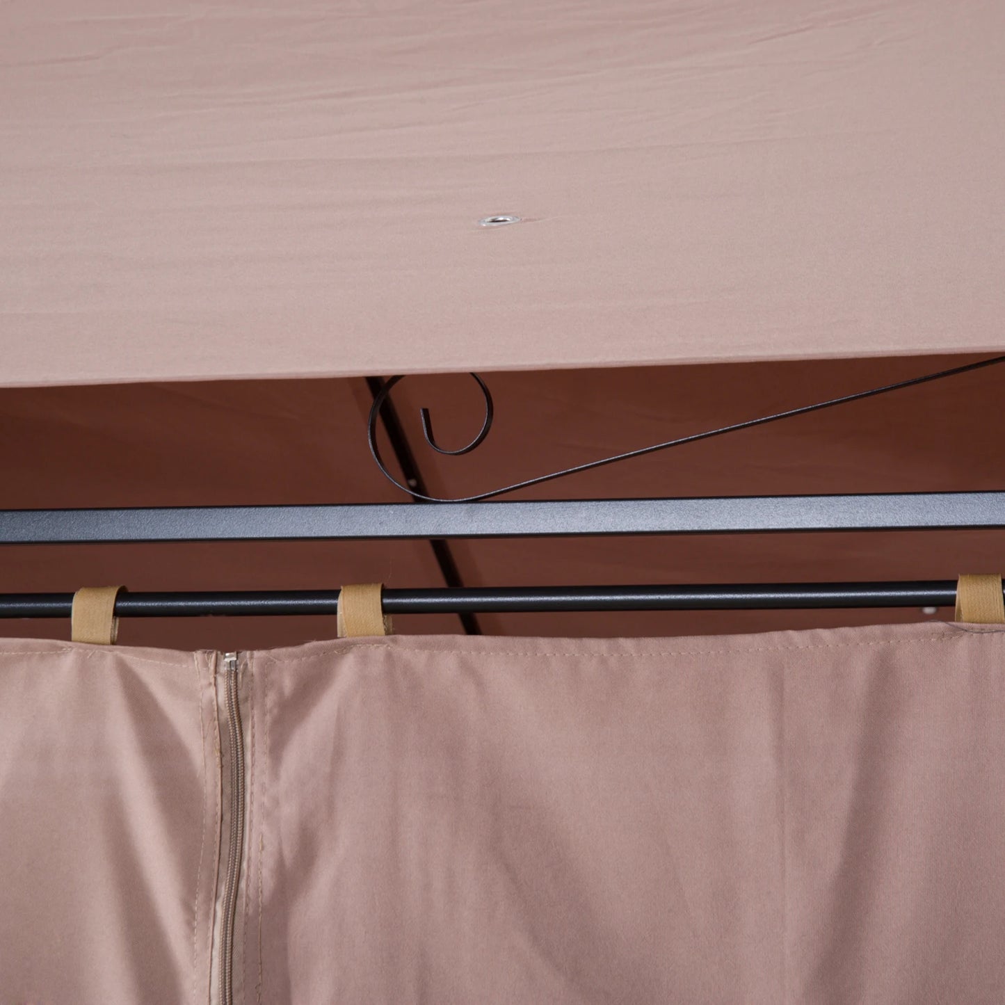 10'X13' Outdoor 2-Tier Vented Canopy Steel Gazebo