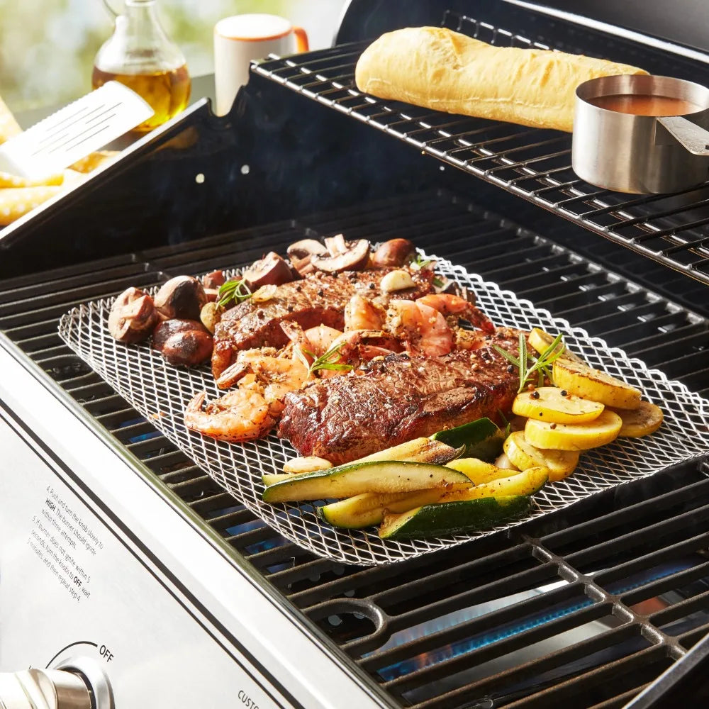 (Pack of 2) Disposable Grilling Mats, 16" x 12", Pack of 3
