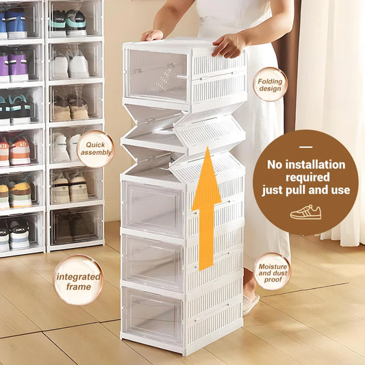 Waterproof Stackable shoe storage box set
