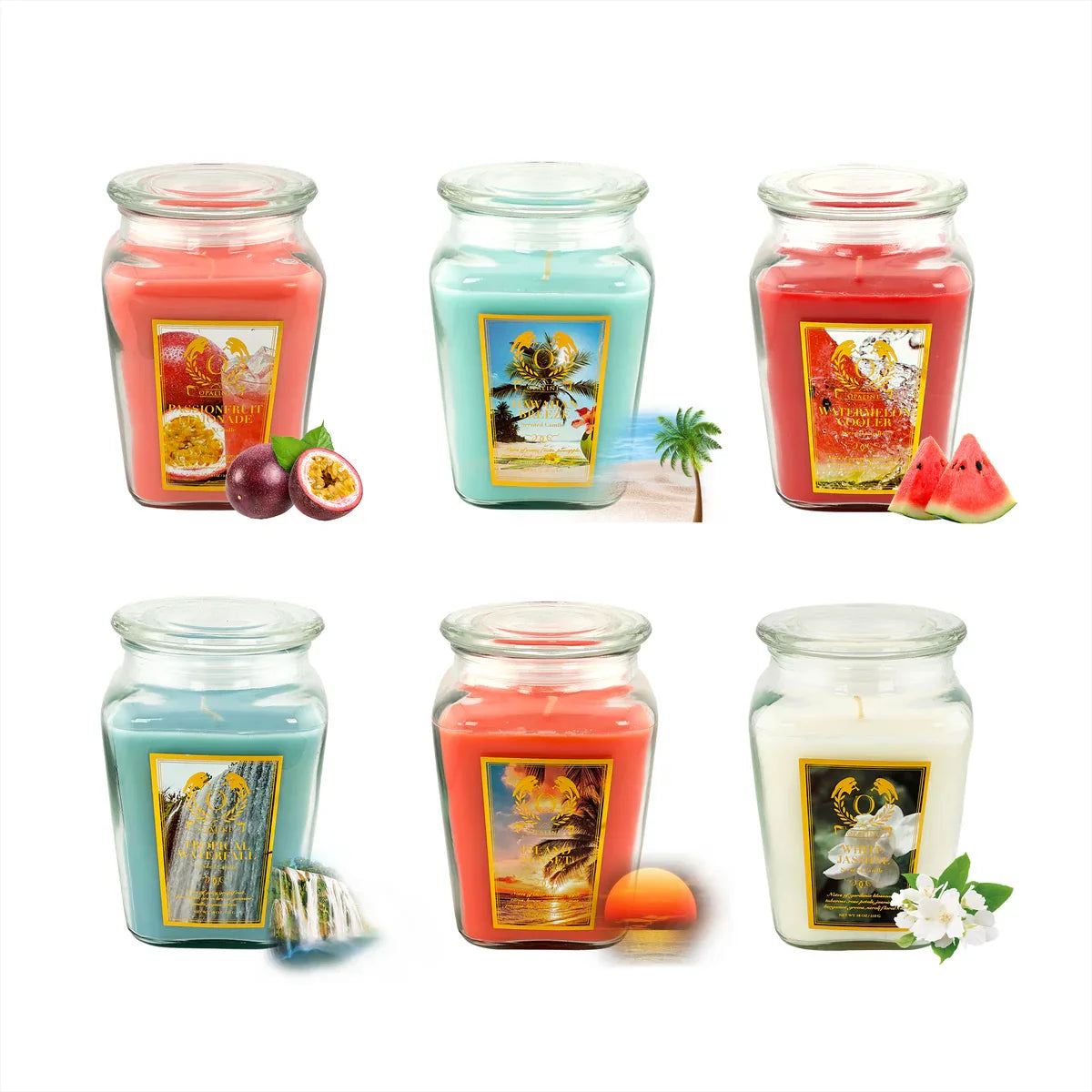 Toccata Scented Candles in 18oz Diamond Jar