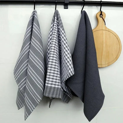 3pcs 100% Cotton Classic Tea Kitchen Towels