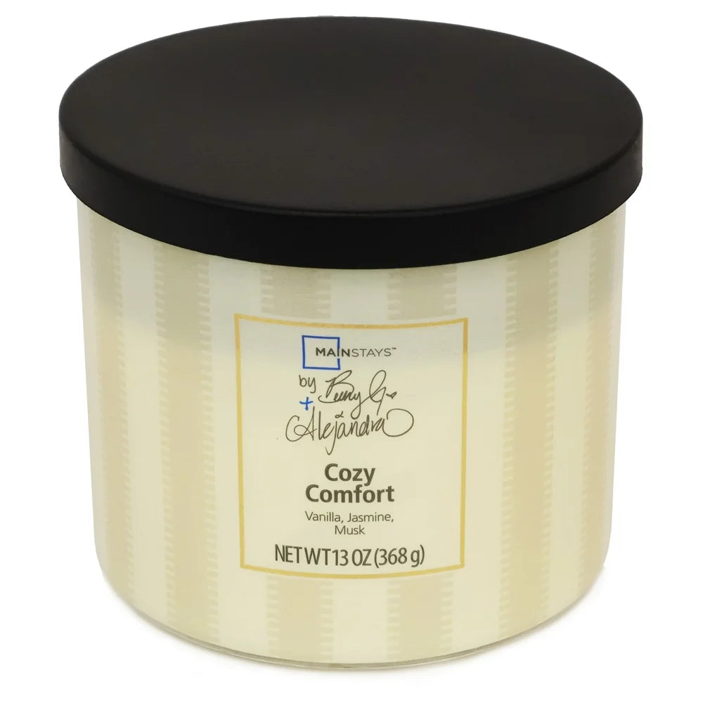 Aromatic 3-Wick Vanilla Jasmine Relaxation Candle