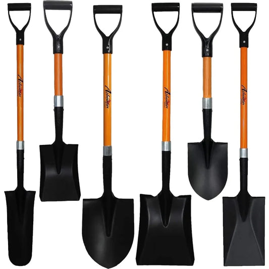 6 pcs 41-inches  Large Assorted Shovels
