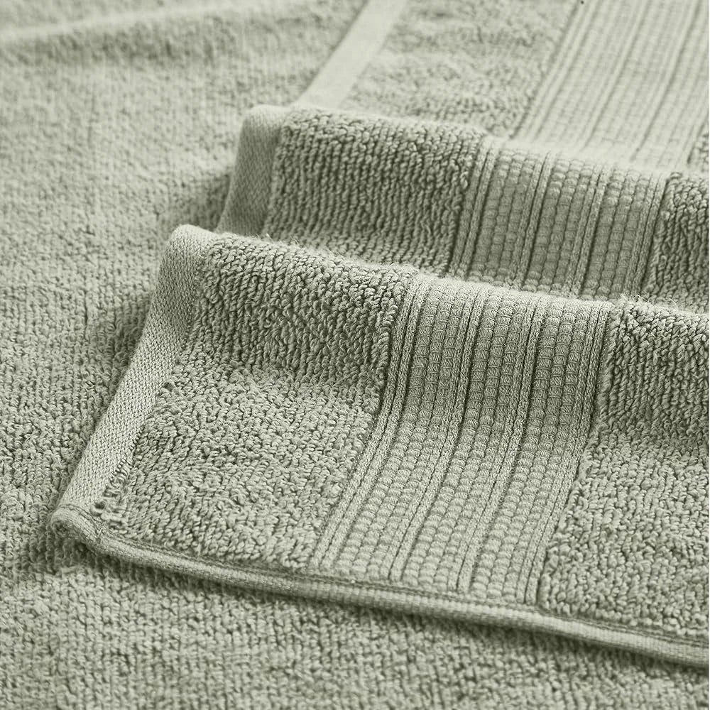6 Piece Cotton Bath Hand Towel Set