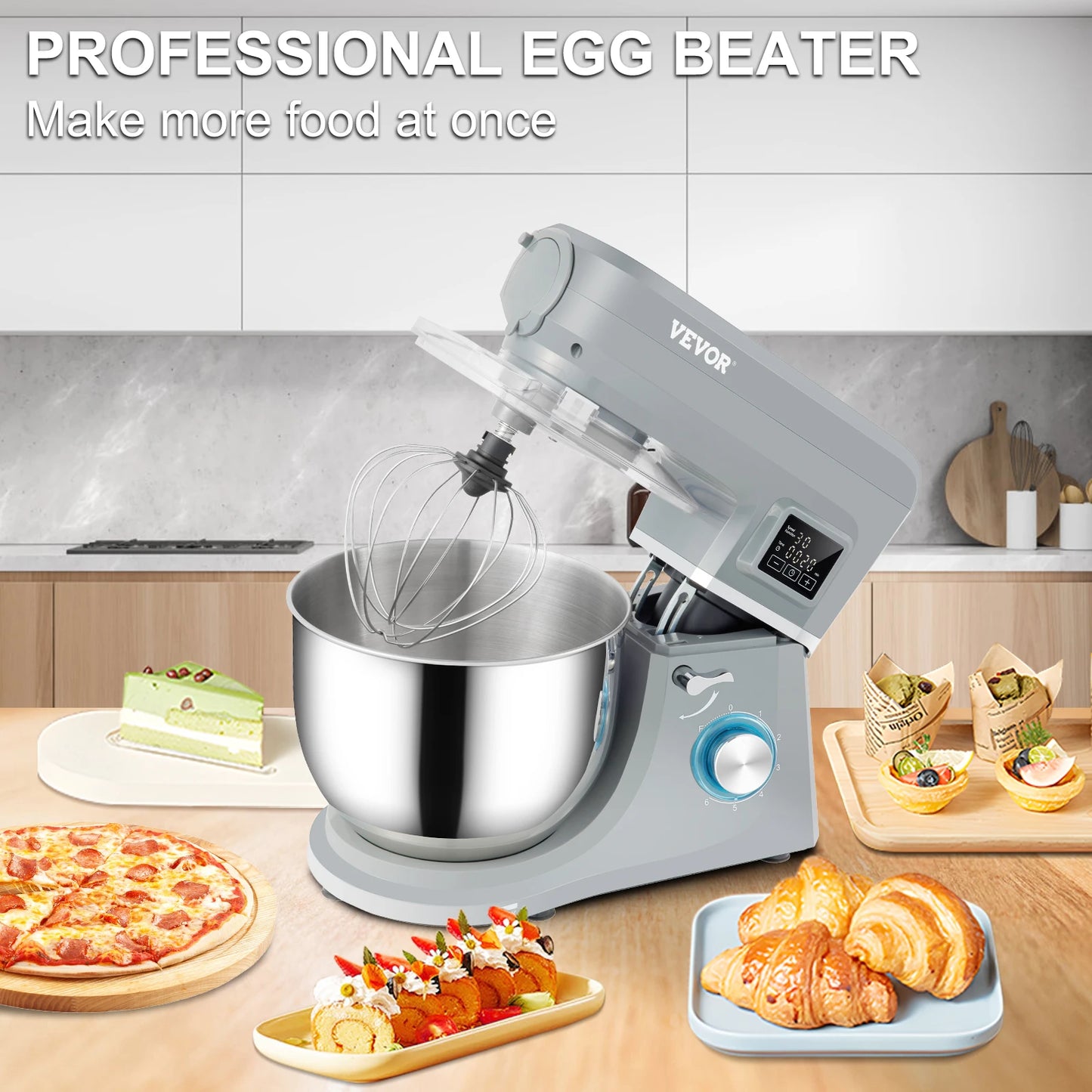 5 IN 1 Multifunctional Electric Mixer with 6 Speeds