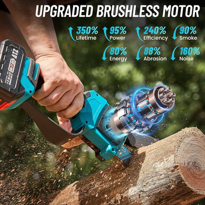 2-IN-1 Cordless 8" Electric Pole Saw