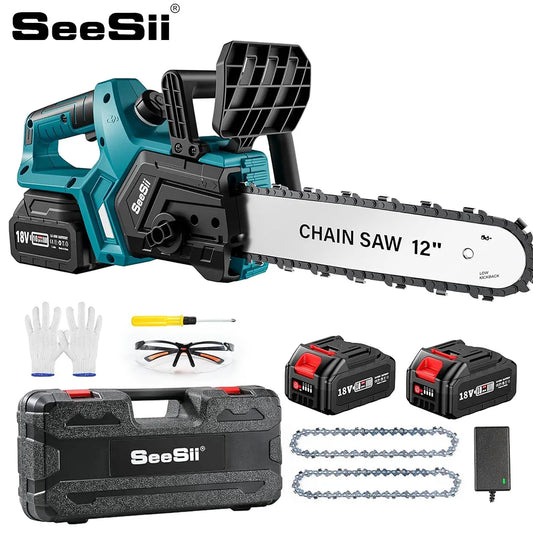 12-Inch Brushless Electric Cordless Chainsaw for Pruning