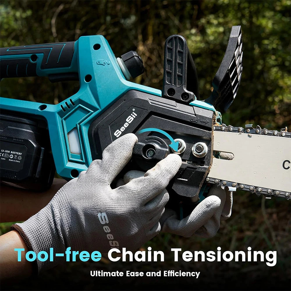 12-Inch Brushless Electric Cordless Chainsaw for Pruning