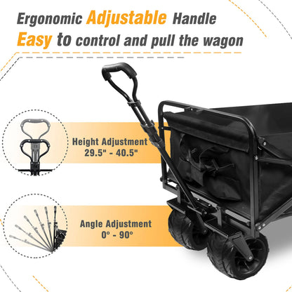 Collapsible Heavy Duty Folding Utility Shopping Cart