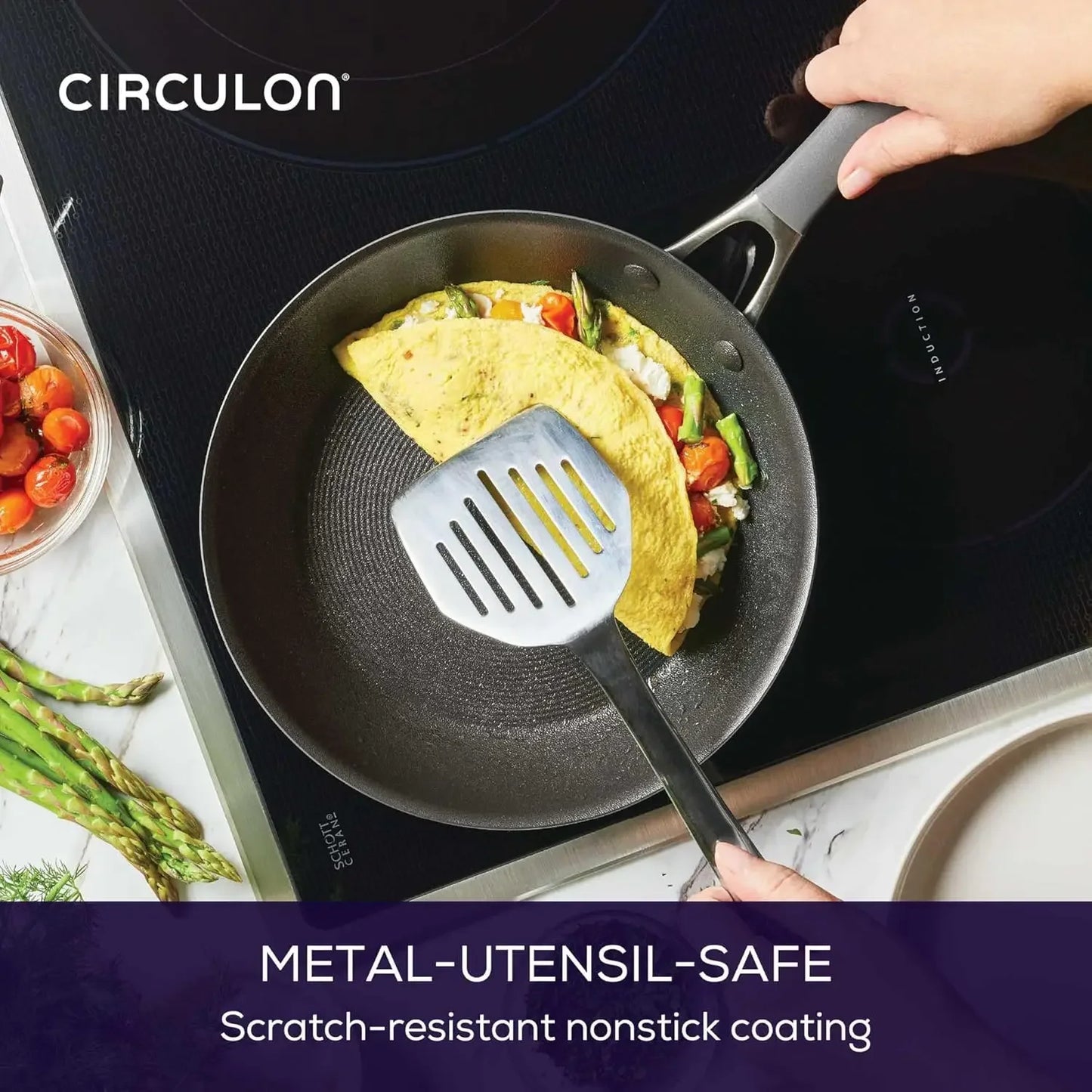 9 piece Nonstick Induction Scratch Defense Cookware