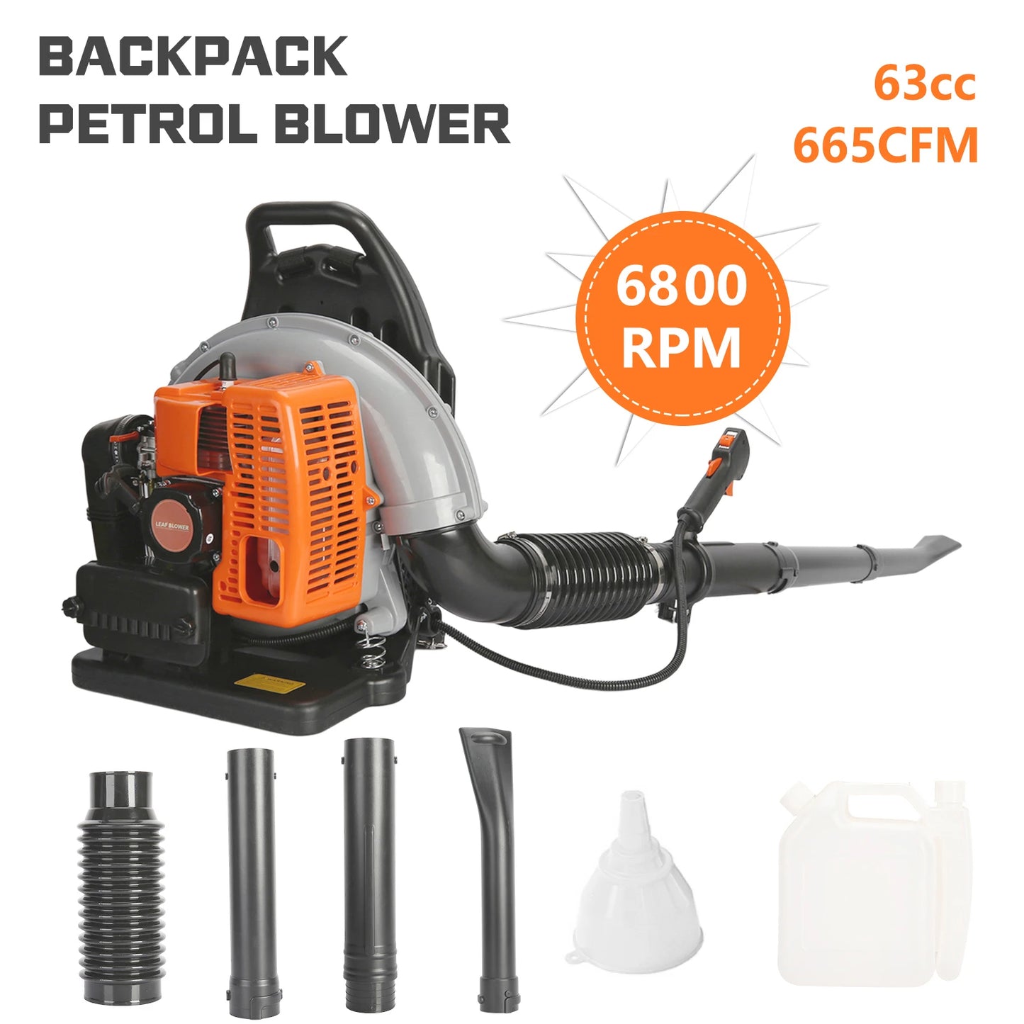 Gas Powered Leaf Blower 2-Stroke Engine Blower