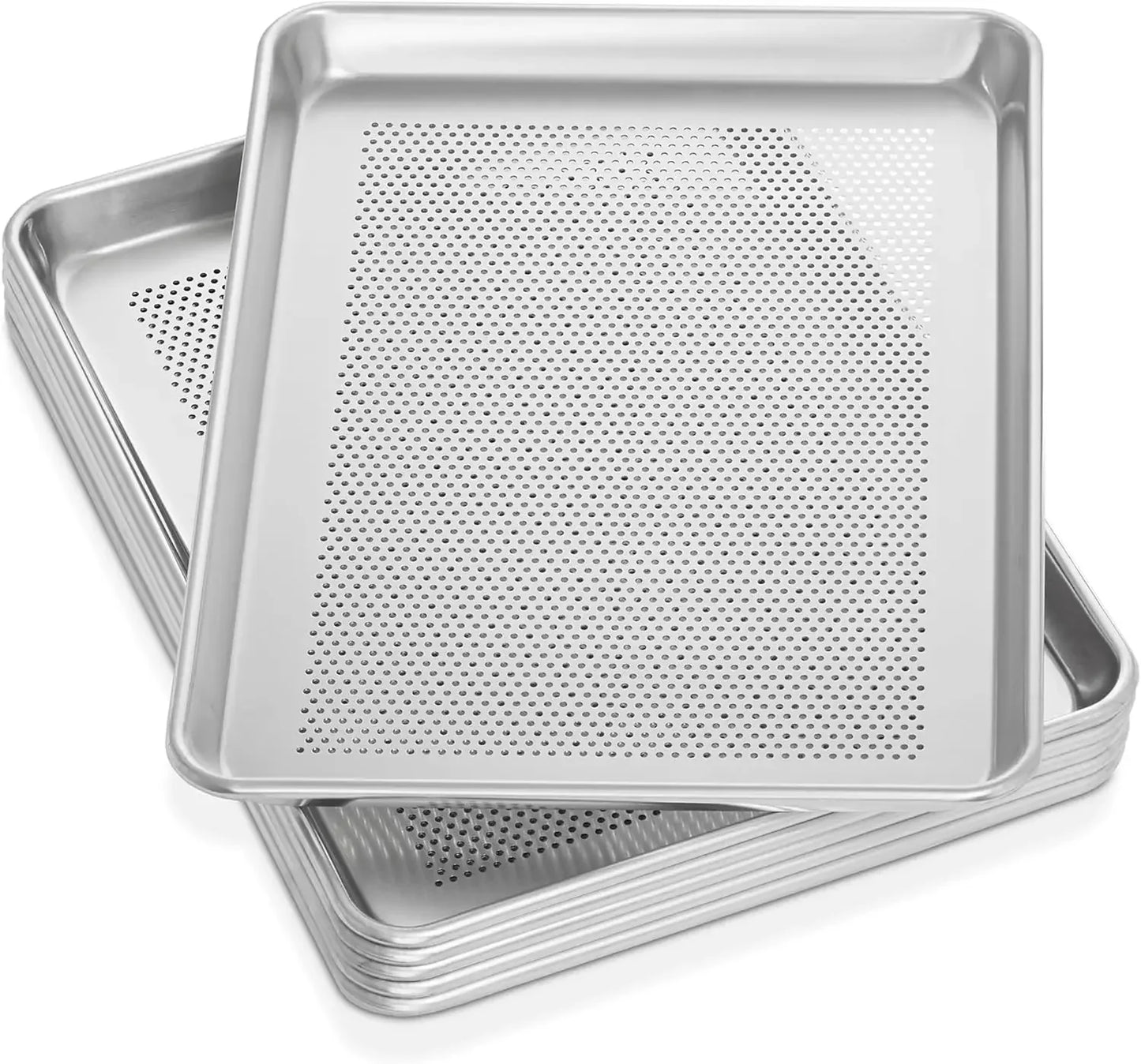 13" x 18" Commercial Grade Perforated Aluminum Baking Sheet