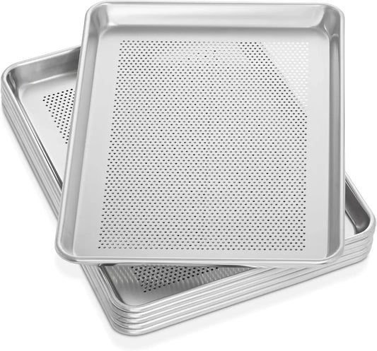 13" x 18" Commercial Grade Perforated Aluminum Baking Sheet