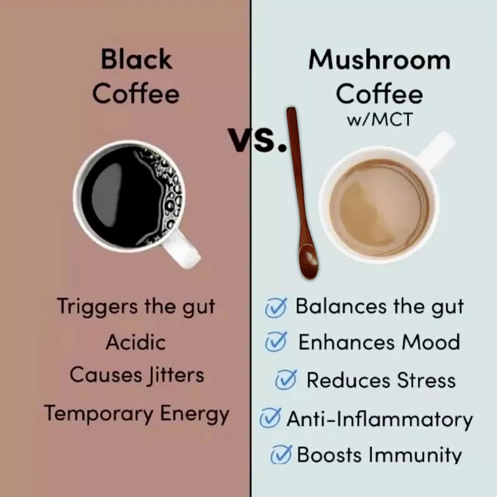 6-in-1 Organic Mushroom Coffee Powder