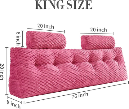 Wedge Headboard Pillow