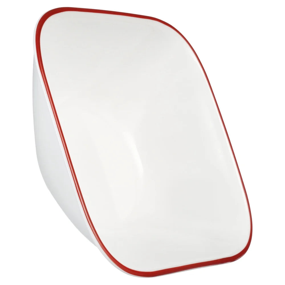 Six 22 oz Square Glass Bowls Set