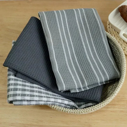 3pcs 100% Cotton Classic Tea Kitchen Towels
