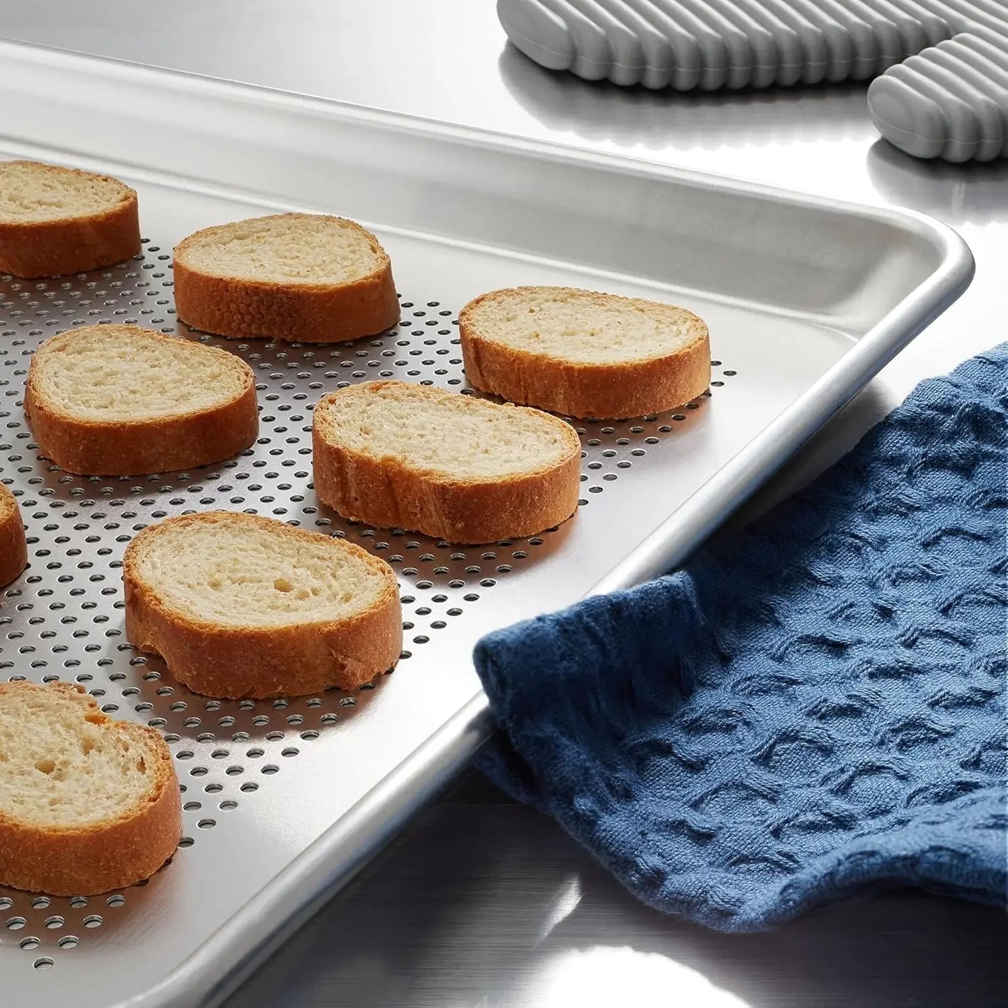 13" x 18" Commercial Grade Perforated Aluminum Baking Sheet