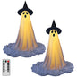 Lighted Spooky Ghost Decor Ghost Decorations with String Lights Scary Standing Ghosts Decor for Front Door Porch Yard Home Party
