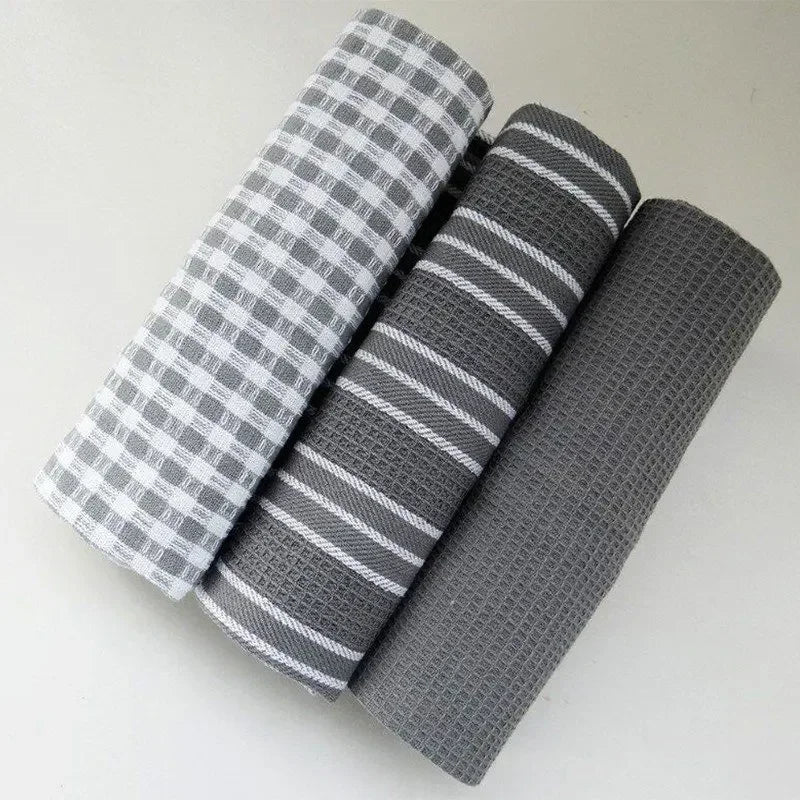 3pcs 100% Cotton Classic Tea Kitchen Towels