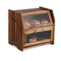 2 Layer Bread Box with Clear Panels
