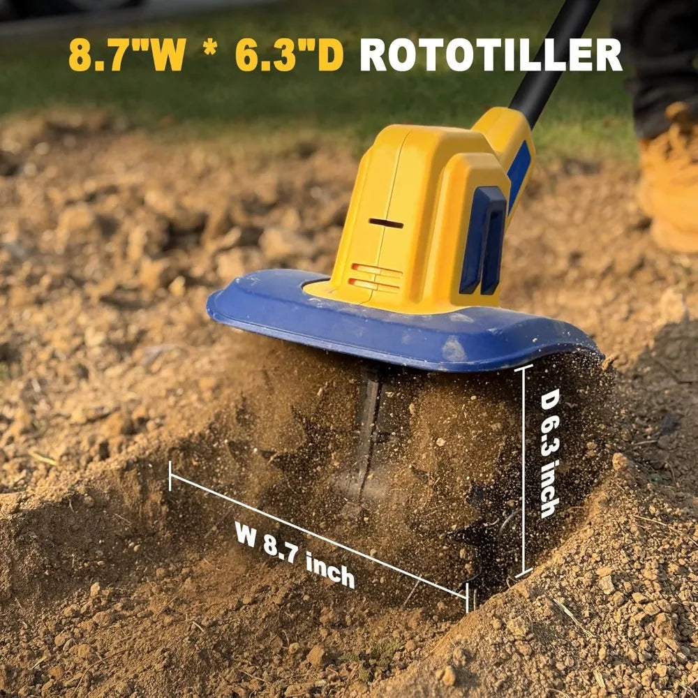 20V Battery Cordless 270RPM Tiller Cultivator
