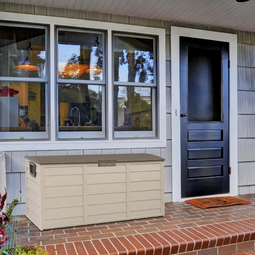 75 Gallon Lockable Patio Deck Storage Box