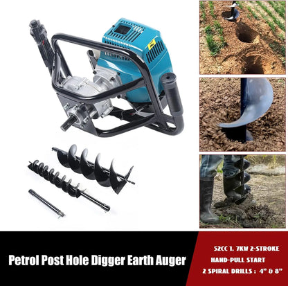 2.3HP Gas Powered Auger Post Hole Digger
