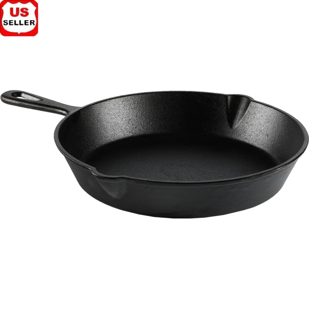 10.5 inch Pre-Seasoned Cast Iron Skillet