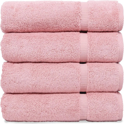 Four Super absorbent, 100% Turkey cotton towels