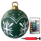 24 Inch Inflatable Christmas Balls New Years Christmas Ornaments with Lights PVC Giant Inflatable Christmas Balls Holiday Decor