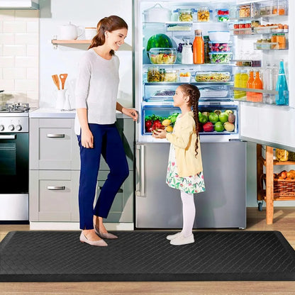 Thick Anti-Fatigue Kitchen Rug - 4-5 Inch Waterproof Non-Slip Mat, Heavy Duty Ergonomic Kitchen Floor Mat