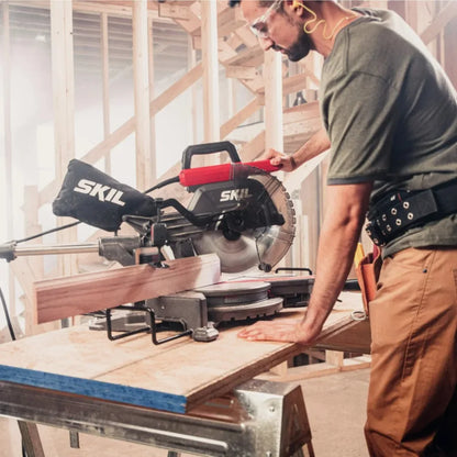 15-Amp 10''-Electric Dual Bevel Sliding Miter Saw