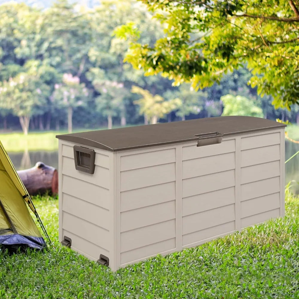 75 Gallon Lockable Patio Deck Storage Box