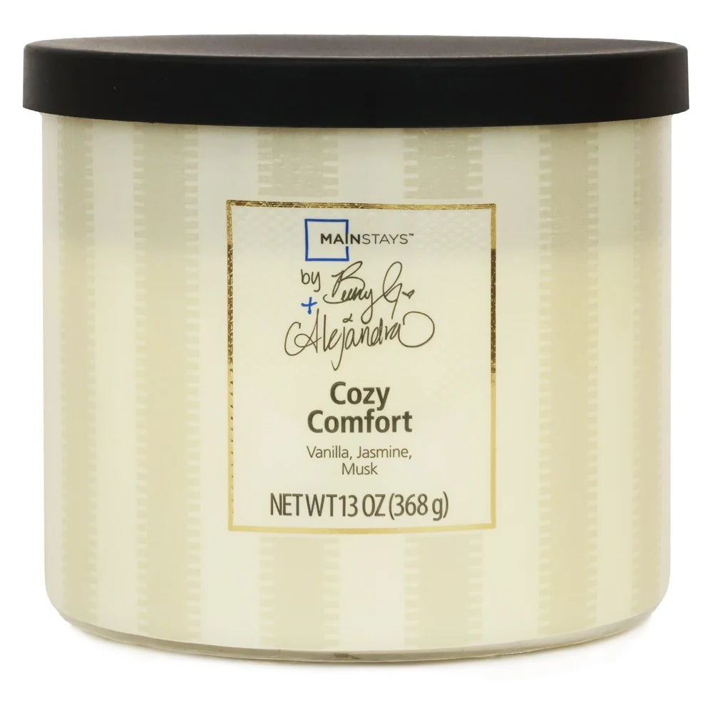 Aromatic 3-Wick Vanilla Jasmine Relaxation Candle