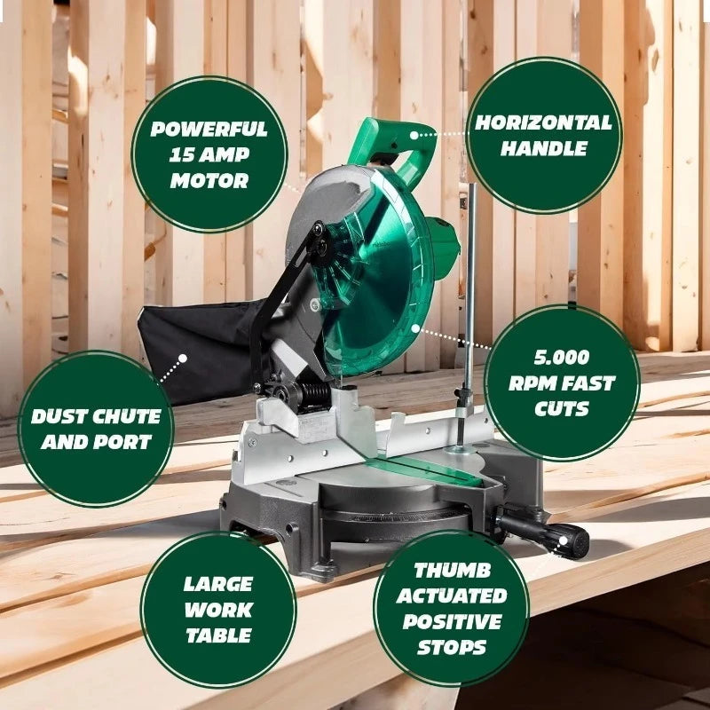 15 Amp 10" Compound Miter Saw