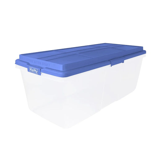 113 Quart Clear Storage Bin with Lid