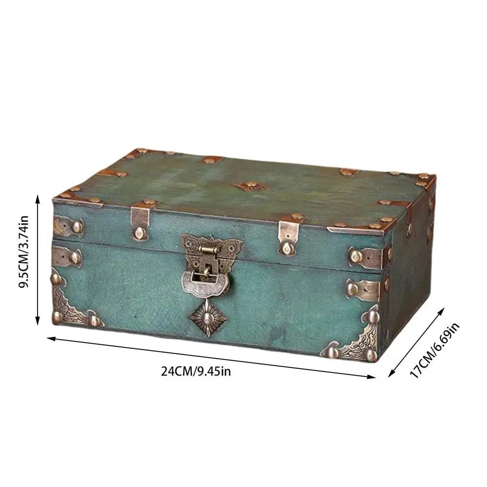 Retro Storage Wooden Jewelry Box