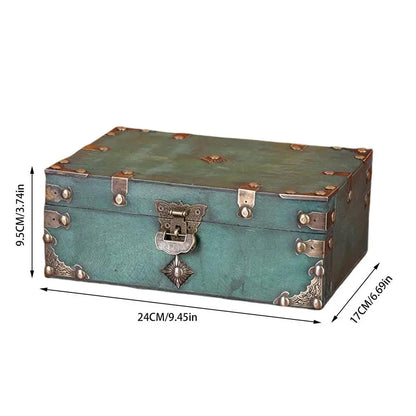 Retro Storage Wooden Jewelry Box