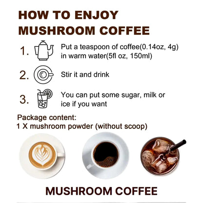 6-in-1 Organic Mushroom Coffee Powder