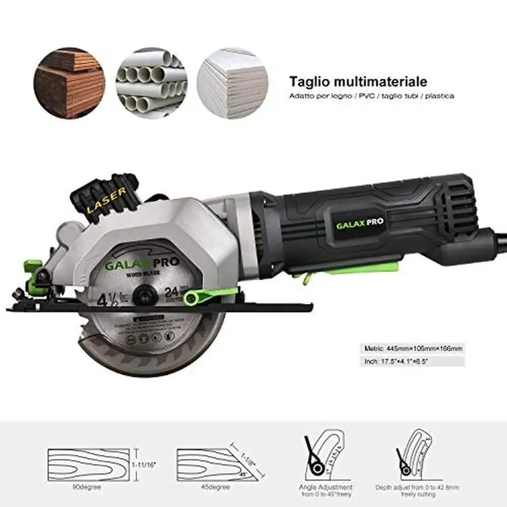 Laser Guided 3500 RPM Circular Saw