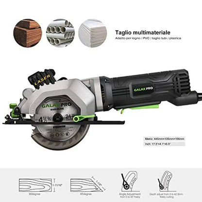 Laser Guided 3500 RPM Circular Saw