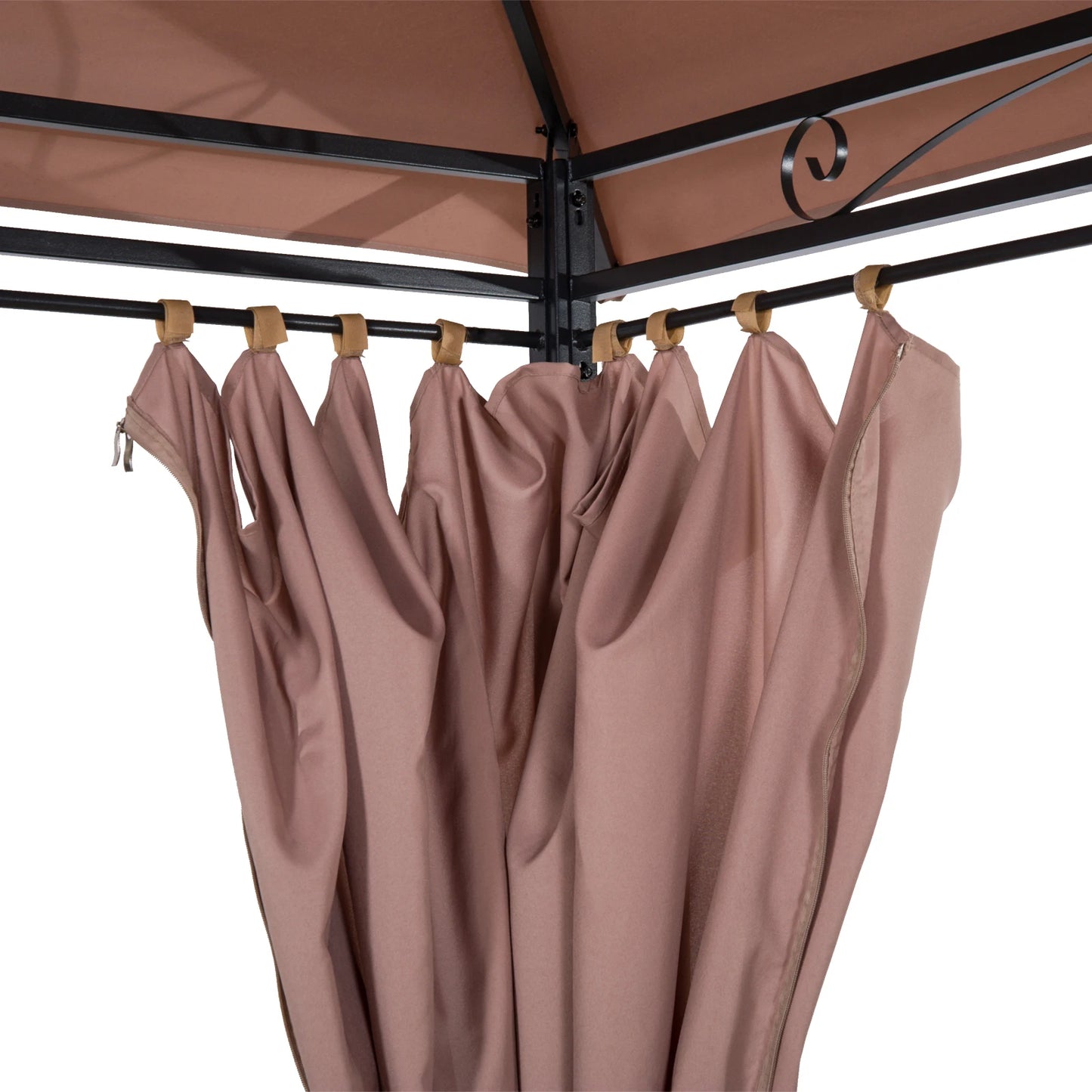 10'X13' Outdoor 2-Tier Vented Canopy Steel Gazebo