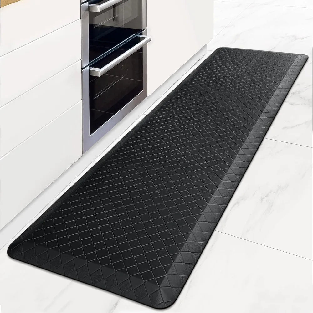 Thick Anti-Fatigue Kitchen Rug - 4-5 Inch Waterproof Non-Slip Mat, Heavy Duty Ergonomic Kitchen Floor Mat